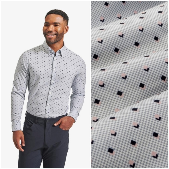Mizzen + Main Classic Leeward Diamond Dress Shirt